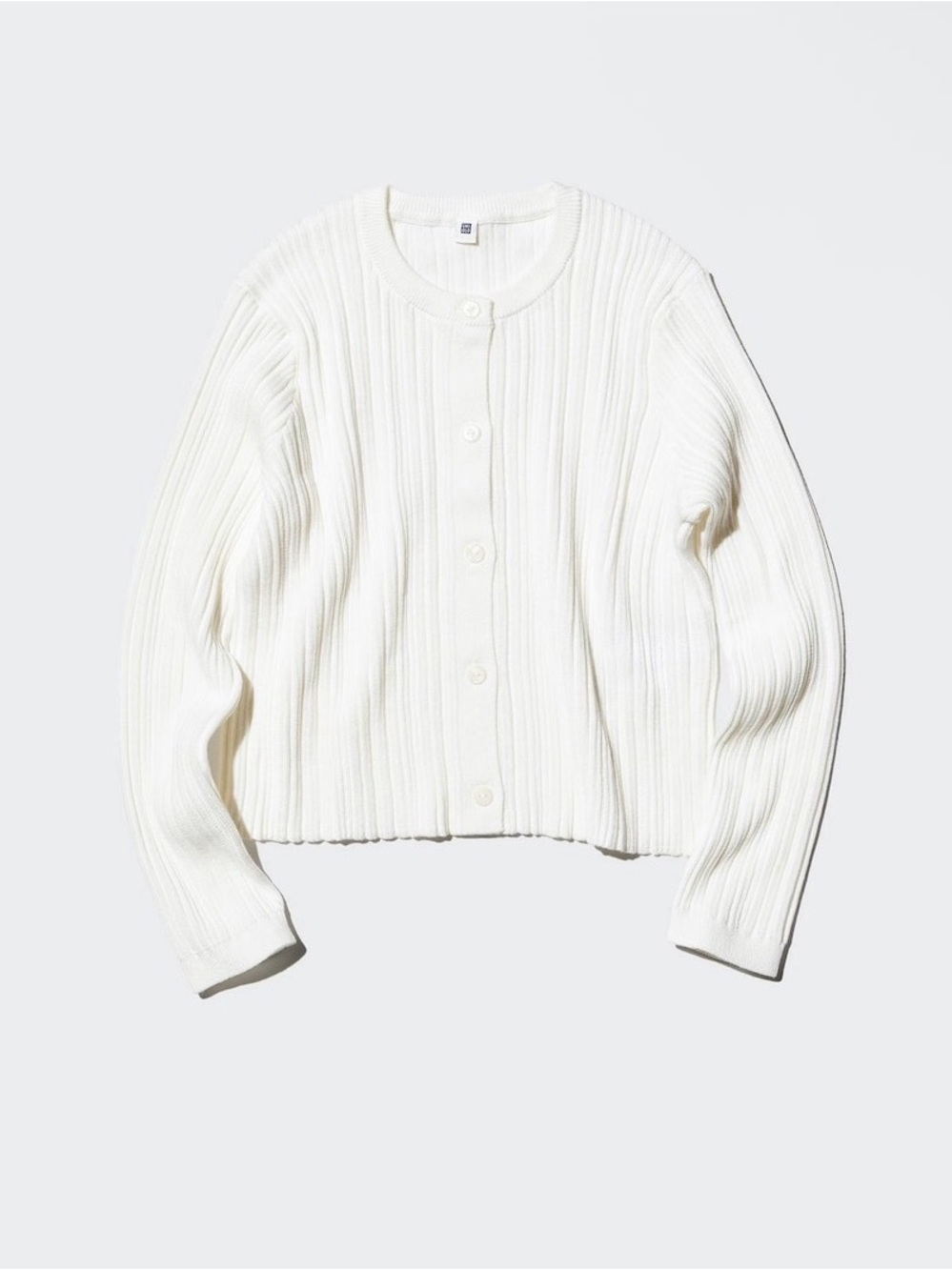 Uniqlo girl’s Washable Ribbed Knit Cardigan